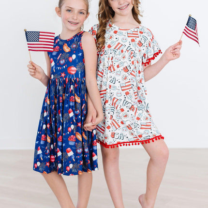 SALE You Look Like the 4th of July Tank Twirl Dress