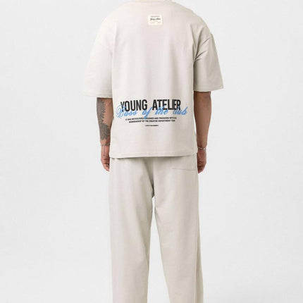 Young Atelier Oversized T-Shirt & Tracksuit Set