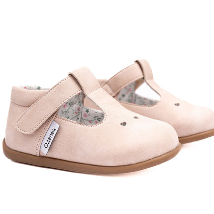 Jollie Kids' Barefoot Mary Janes | Flexible Toddler Slip-On Shoes