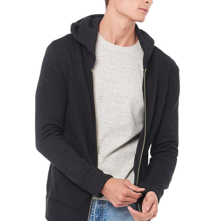 Men's French Terry Zip Front Hoodie
