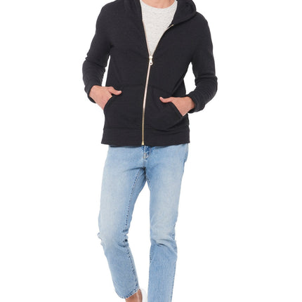 Men's French Terry Zip Front Hoodie