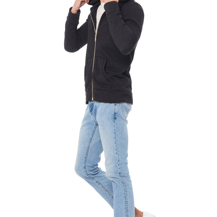 Men's French Terry Zip Front Hoodie