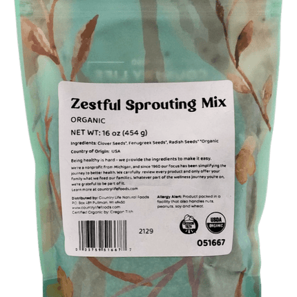 Zestful Sprouting Mix, Organic