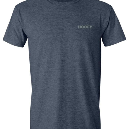 HOOey Flag Fill (Heather Navy) - Mens T-Shirt