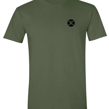 HOOey Rope Flag (Military Green) - Mens T-Shirt