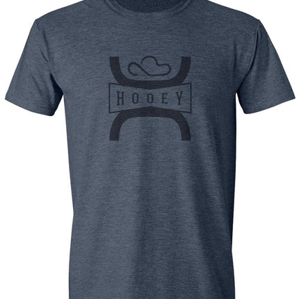 HOOey Split Hooey (Heather Navy) - Mens T-Shirt