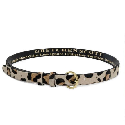 Leopard Print Belt