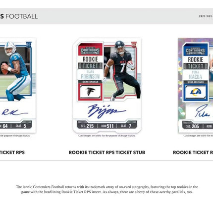 2023 Panini Contenders Football Hobby Box