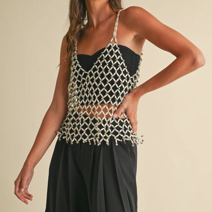 Pearl Net Top