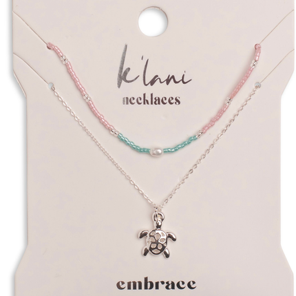 Silver Sea Turtle Necklace