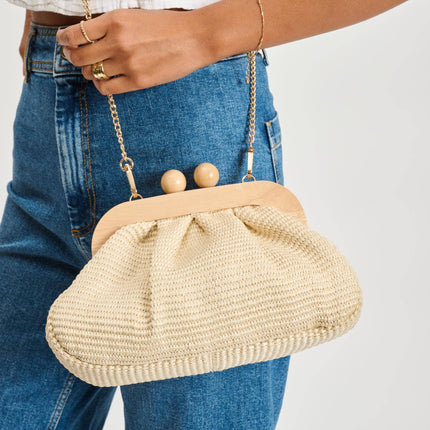 Wooden Frame Clutch