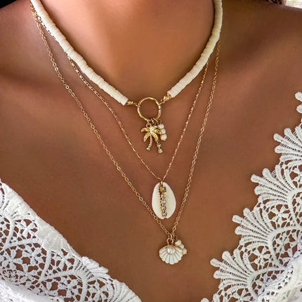 Seaside Layers Necklace Set