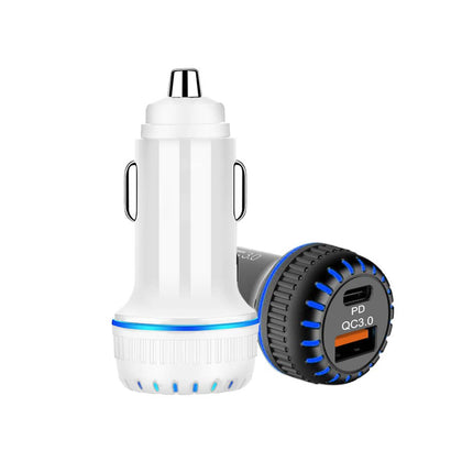 USB + USB-C Fast Charger for Cars