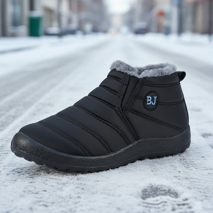 Women’s Warm Padded Lightweight Cotton Boots – Cozy Winter Non-Slip Outdoor Ankle Boots