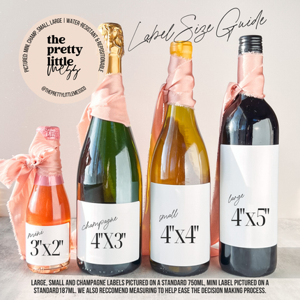 Becoming A Bride And Shit Wine Label