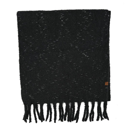 Solid Woven Pink Scarf