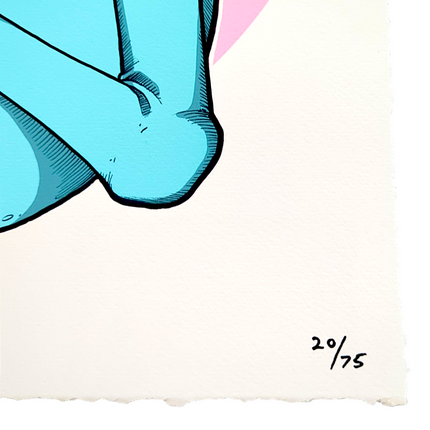 Aaron Brooks "Consider Dabs (Pink)" Print