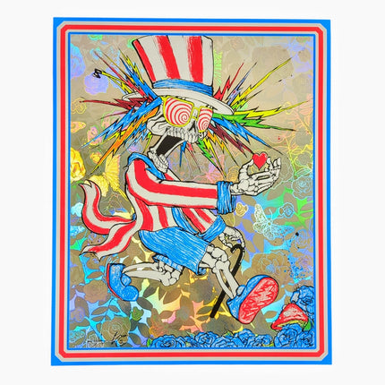 Aaron Brooks "Love is Real" (Rose Foil) Print