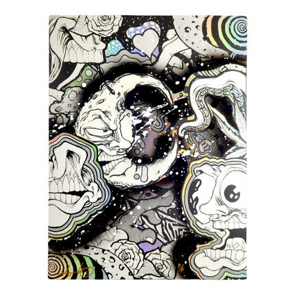 Aaron Brooks "Spring" (Rainbow Foil) Hand Embellished Print