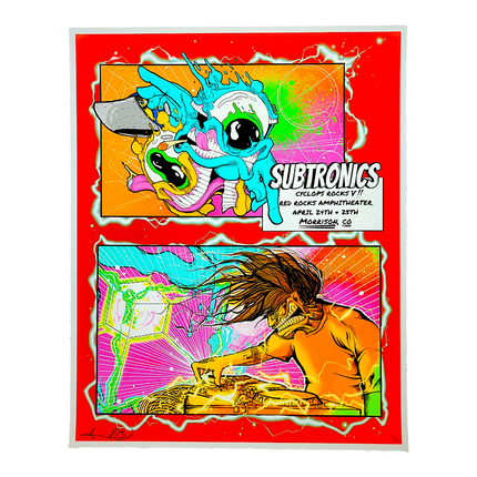Aaron Brooks "Subtronics Cyclops Rocks V" Print