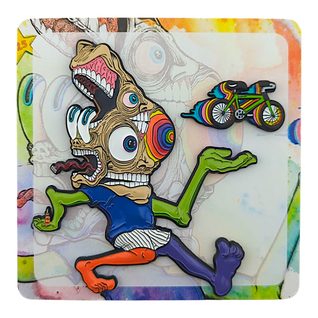 Aaron Brooks x Ground Score "Bike Day" Pin - LE 125