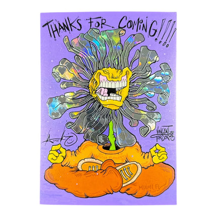 Aaron Brooks x Vincent Gordon (Melty Bros) "Winter Flowers - Thanks for Coming" Print