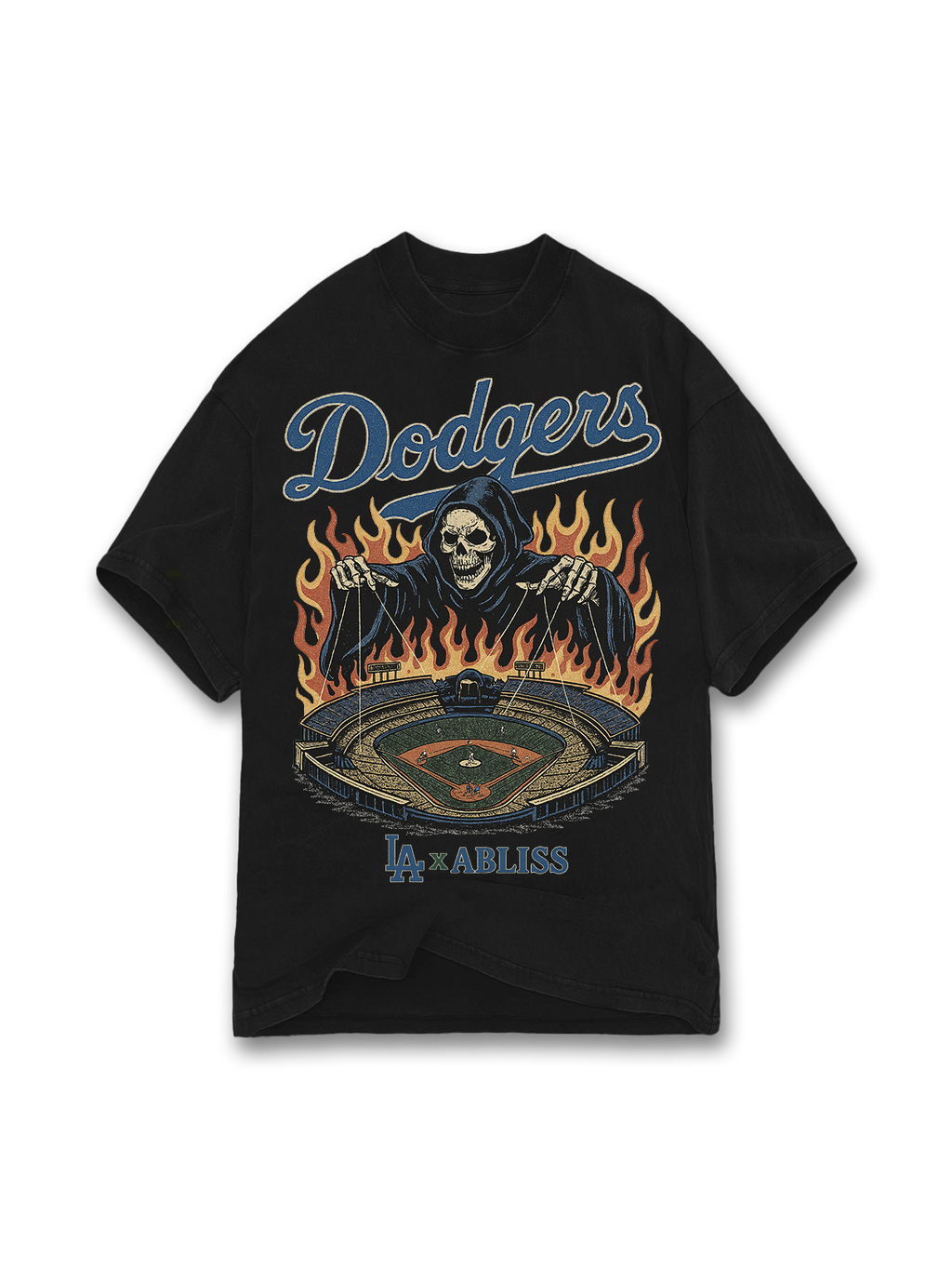 Black - Dodgers Reaper Tee