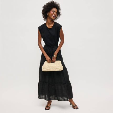 Straw Clutch Bag Natural