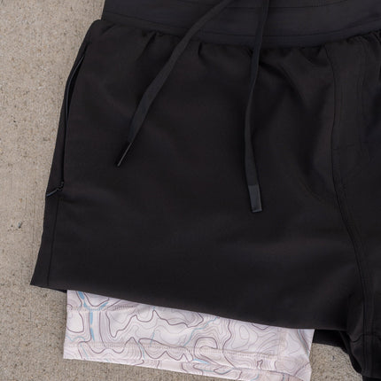 MEN'S | HYBRID SHORT : BLACK