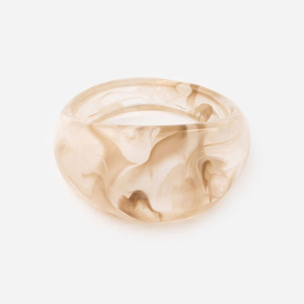 Resin Dome Ring Set