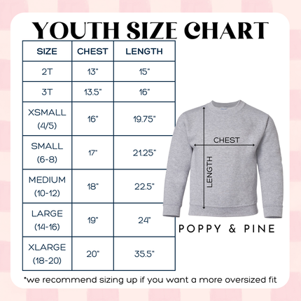 Soccer Social Club Youth and Adult Sweatshirt