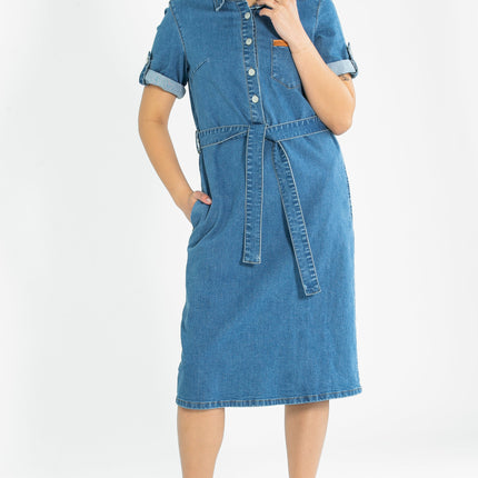 Ada Denim Midi Dress