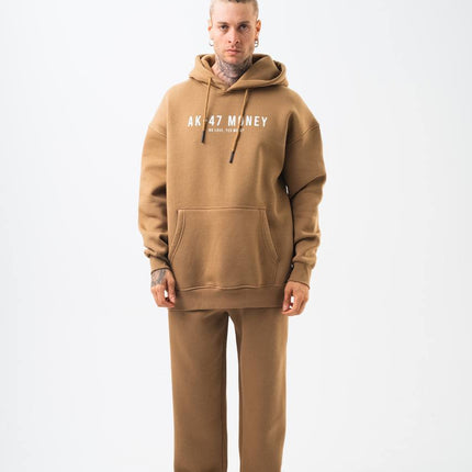 Oversize 'Money Power' Graphic Hoodie – Heavyweight Streetwear Sweatshirt