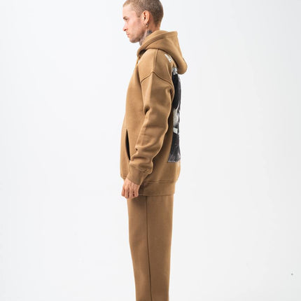 Oversize 'Money Power' Graphic Hoodie – Heavyweight Streetwear Sweatshirt