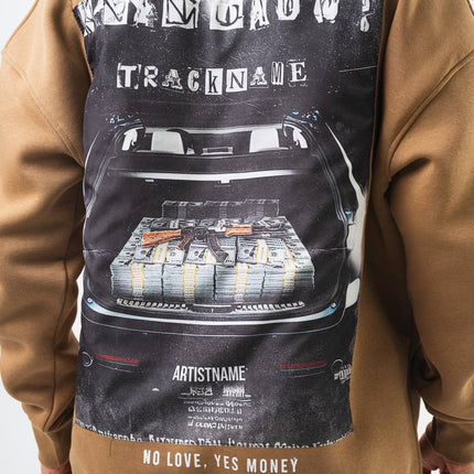 Oversize 'Money Power' Graphic Hoodie – Heavyweight Streetwear Sweatshirt