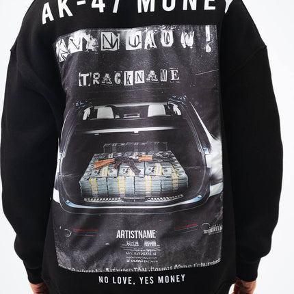 Oversize 'Money Power' Graphic Hoodie – Heavyweight Streetwear Sweatshirt