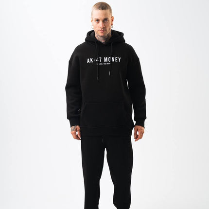 Oversize 'Money Power' Graphic Hoodie – Heavyweight Streetwear Sweatshirt