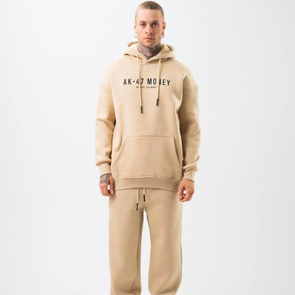 Oversize 'Money Power' Graphic Hoodie – Heavyweight Streetwear Sweatshirt