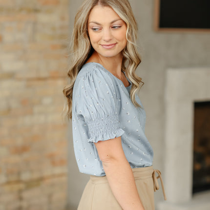 Alisa Short Ruffle Sleeve Top - FINAL SALE