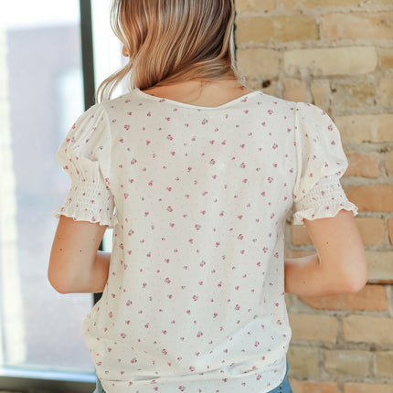 Alisa Short Ruffle Sleeve Top - FINAL SALE