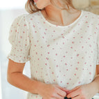 White Floral / XS