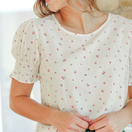 Alisa Short Ruffle Sleeve Top - FINAL SALE