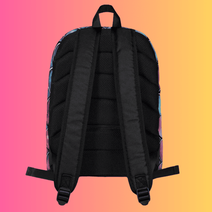 Neon Swirl EDM Festival Backpack