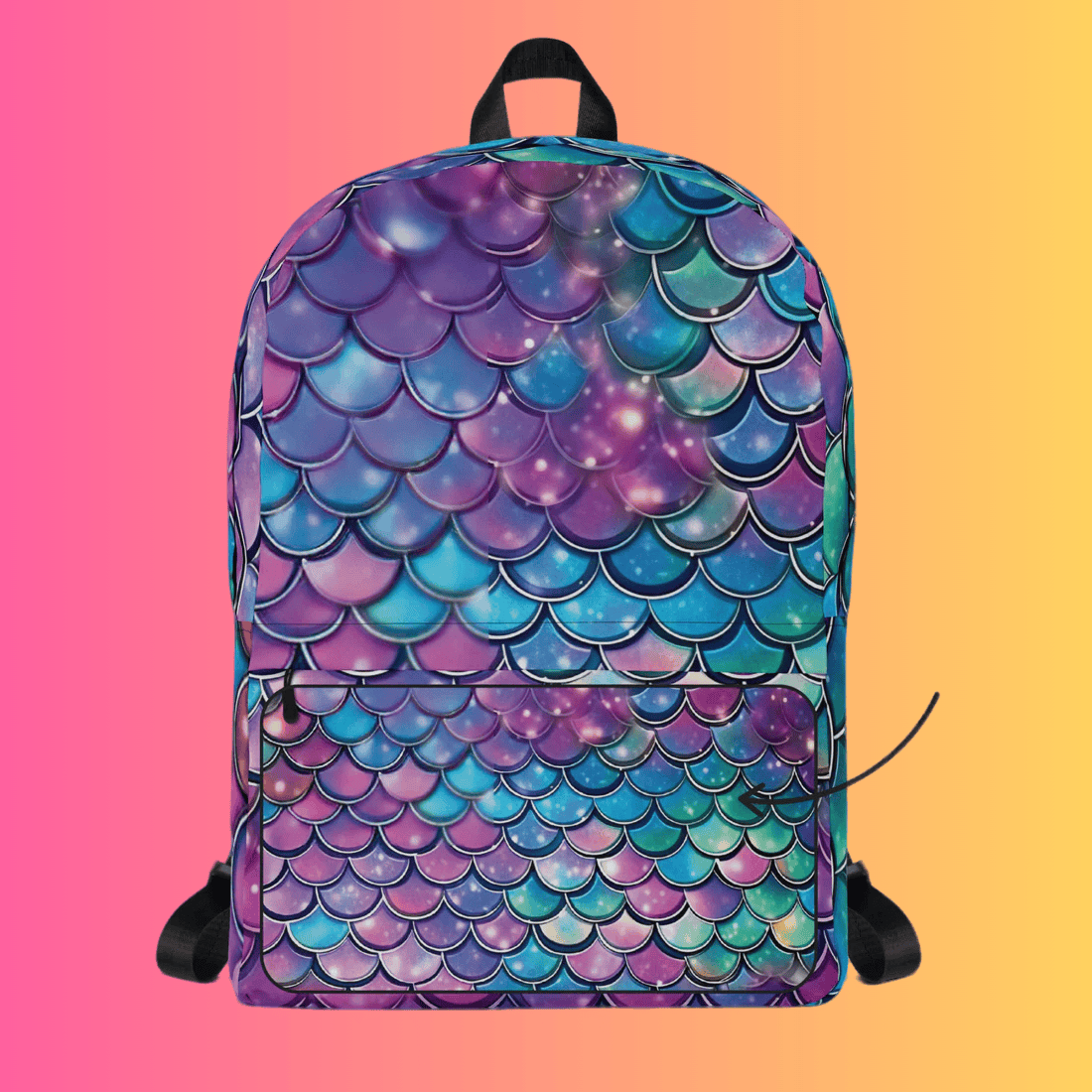 Mermaid Scale Festival Backpack