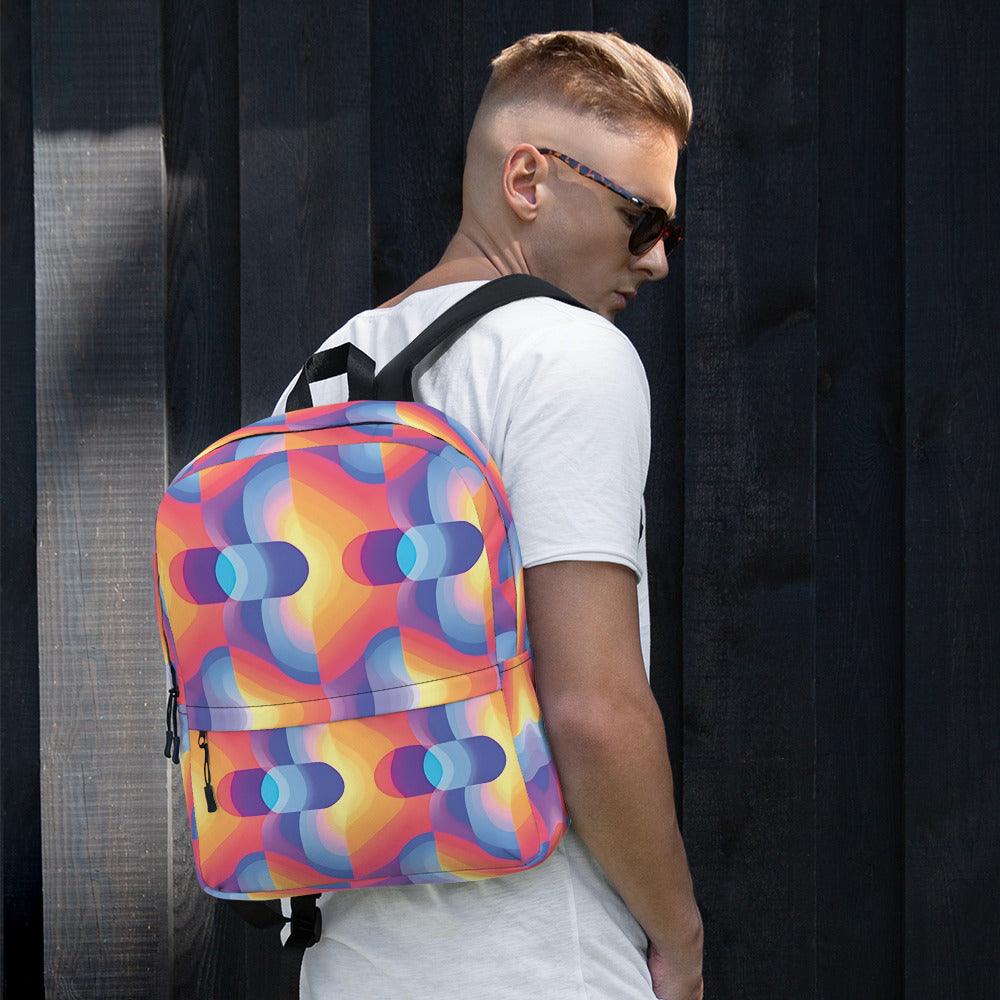 Abstract Music Festival Backpack for Raves and EDM Lovers