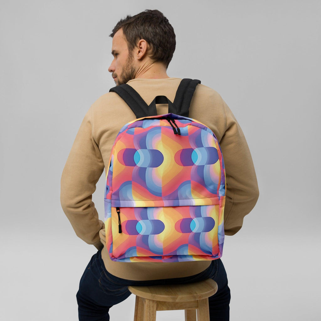 Abstract Music Festival Backpack for Raves and EDM Lovers