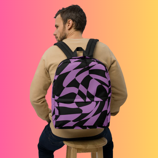 Psychedelic Abstract Dance Backpack