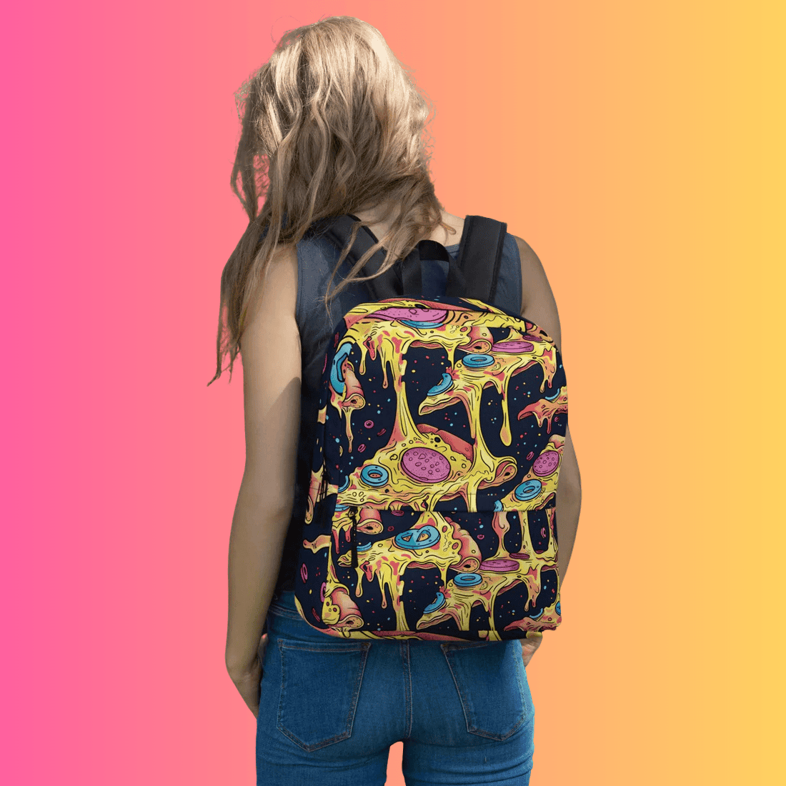 Melting Pizza Festival Bag - Vibrant Rave Essential