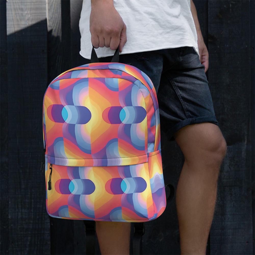 Abstract Music Festival Backpack for Raves and EDM Lovers
