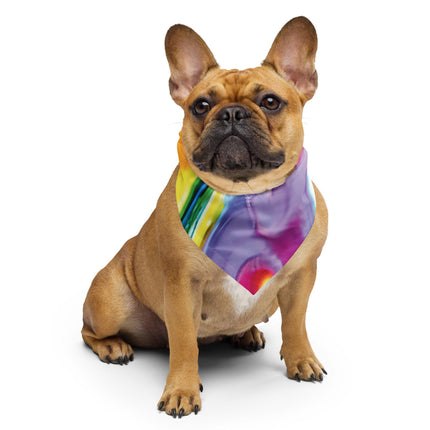 Psychedelic Alcohol Ink Bandana for Rave Lovers